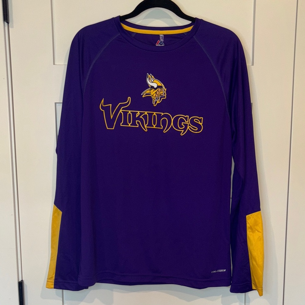 Majestic Minnesota Vikings Long Sleeve Shirt